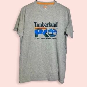 Men’s Timberland Pro Grey Logo Tee Medium